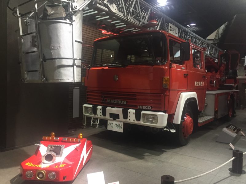 消防博物館の消防車