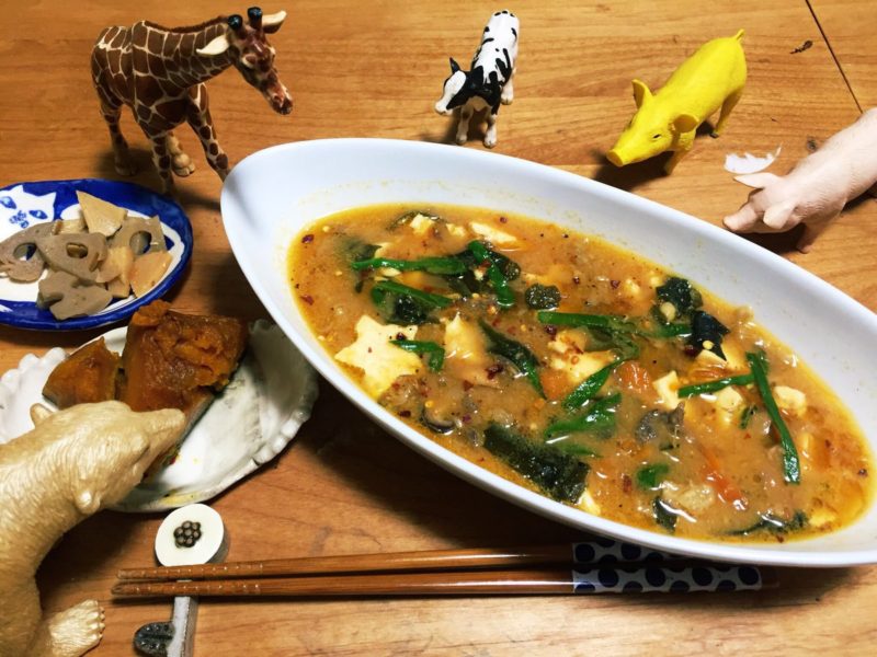 スンドゥブの献立