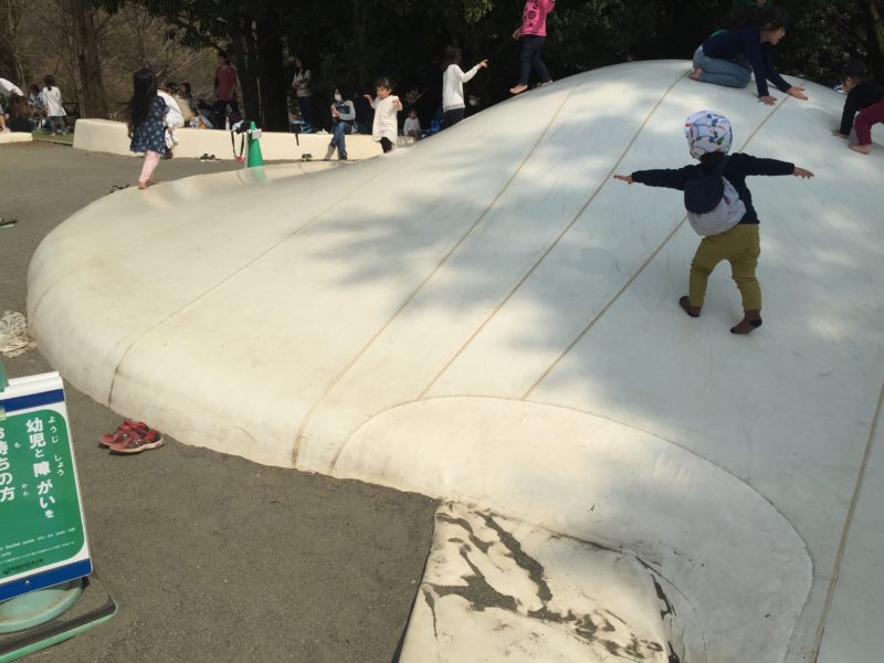 昭和記念公園のふわふわドーム